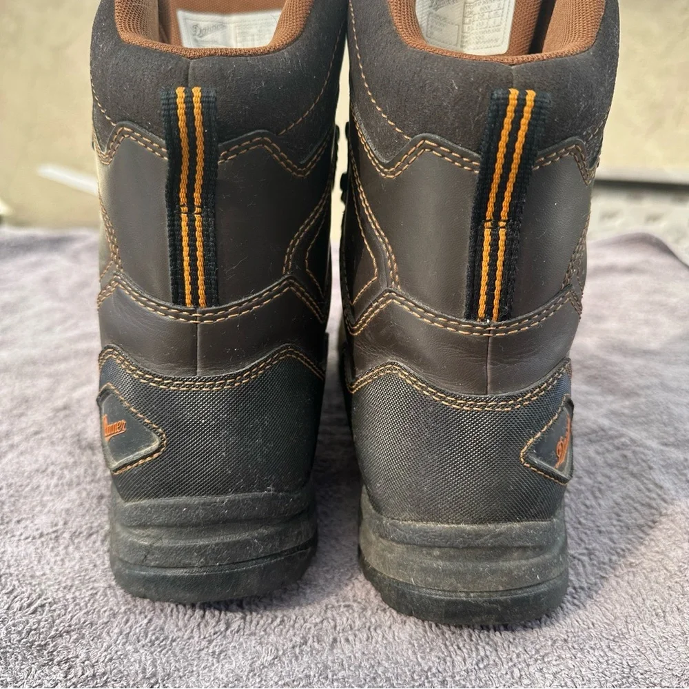 Danner Vicious 8” Brown Composite Toe NMT Gore-Tex Work Boots Size 9.5